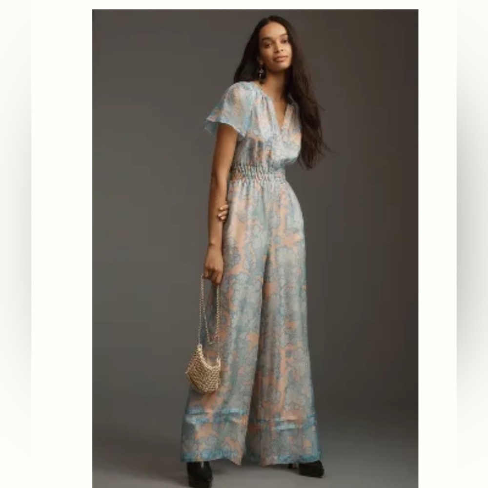 Anthropologie The Somerset Jumpsuit Organza Edition